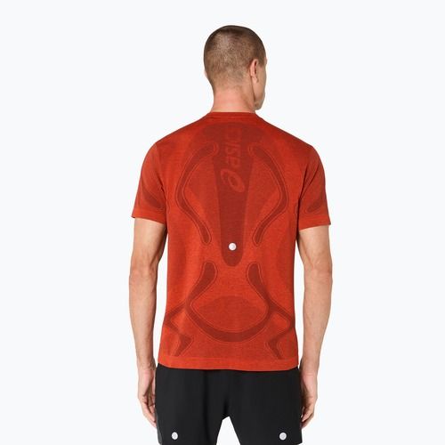 Tricou de alergare pentru bărbați ASICS Road Seamless Top singed red