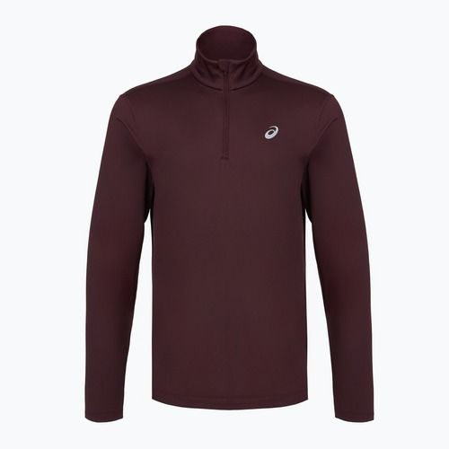 Bluză de alergare pentru bărbați ASICS Core Ls 1/2 Zip Winter Top dark currant