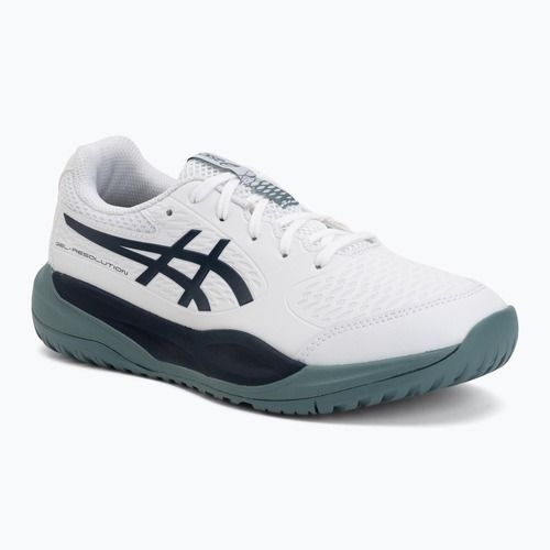 Încălțăminte de tenis pentru copii ASICS Gel-Resolution X GS white/midnight