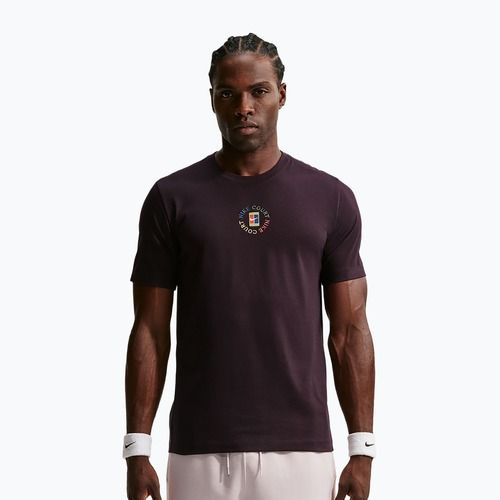 Tricou polo Nike Court Dri-Fit Burgundy Ash