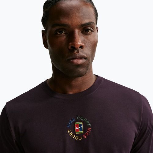Tricou polo Nike Court Dri-Fit Burgundy Ash