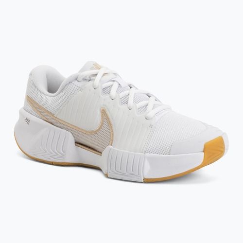Încălțăminte de tenis pentru femei Nike GP Challenge Pro white/summit white/linen/light orewood brown