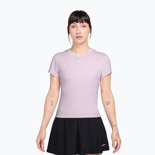 Tricou de tenis pentru femei Nike Court Dri-Fit Advantage bleached lilac/white