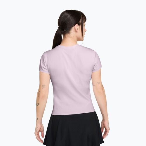 Tricou de tenis pentru femei Nike Court Dri-Fit Advantage bleached lilac/white