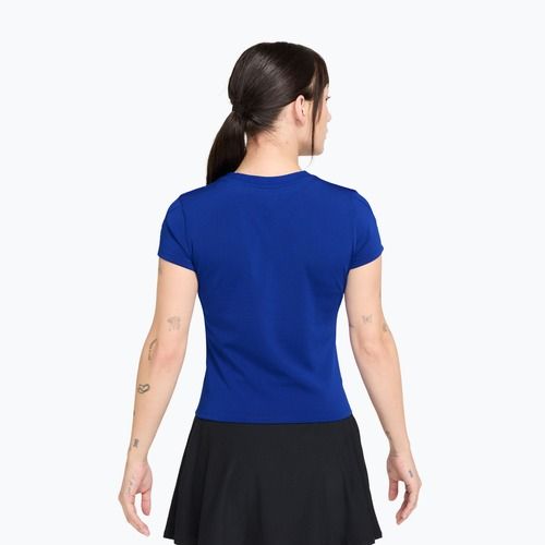 Tricou de tenis pentru femei Nike Court Dri-Fit Advantage old royal/white