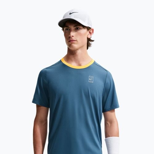 Tricou pentru bărbați Nike Court Dri-Fit Advantage new slate/laser orange/white