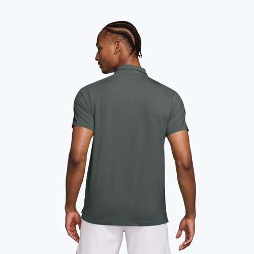 Tricou polo de tenis pentru bărbați Nike Court Dri-Fit Advantage camo green/cucumber calm