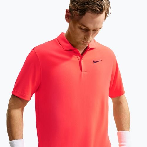 Tricou de tenis pentru bărbați Nike Court Dri-FIT Bright Crimson/Black