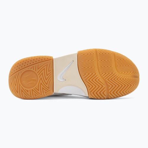 Încălțăminte de tenis pentru femei Nike Court Lite 4 White/Summit White/Linen/Light Orewood Brown