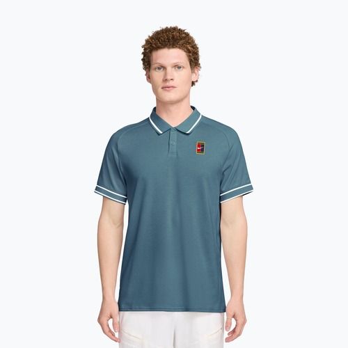 Tricou de tenis pentru bărbați Nike Court Heritage smokey blue/smokey blue