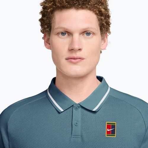 Tricou de tenis pentru bărbați Nike Court Heritage smokey blue/smokey blue