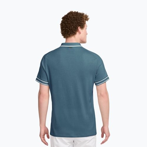 Tricou de tenis pentru bărbați Nike Court Heritage smokey blue/smokey blue