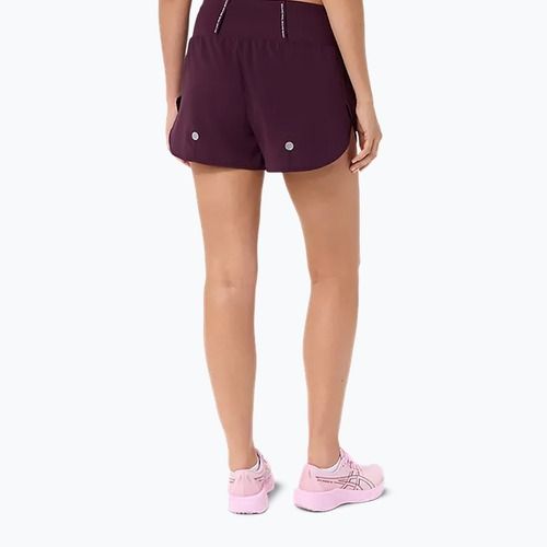 Pantaloni scurți de alergare pentru femei Asics Road 3.5In Short Dark Aubergine