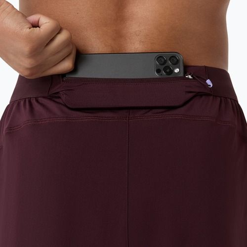 Pantaloni scurți de alergare pentru bărbați Asics Road 5In Short Dark Currant