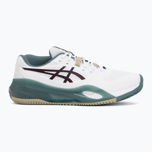 Încălțăminte de tenis pentru bărbați ASICS Gel-Resolution X Clay white/dark aubergine