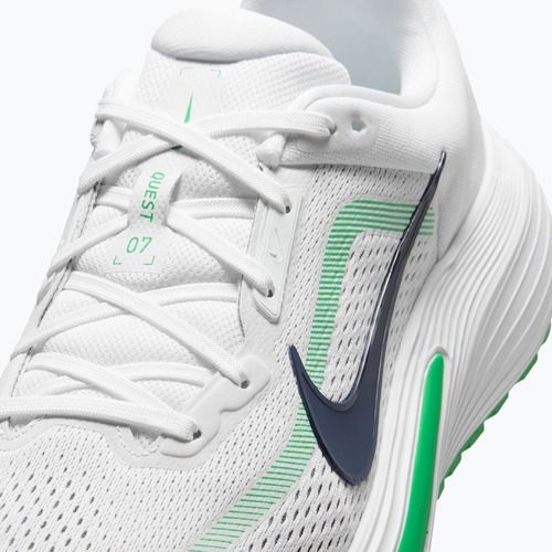 Încălțăminte de alergare pentru bărbați Nike Quest 7 white/green spark/midnight navy