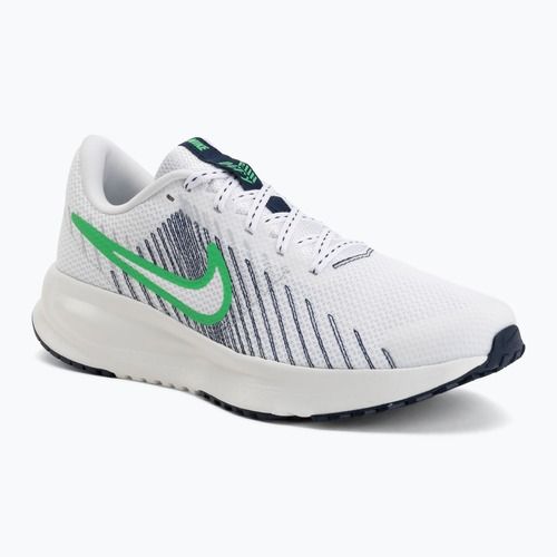 Încălțăminte de alergare pentru bărbați Nike Run Defy White/Midnight Navy/Green Spark