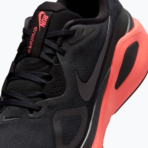 Încălțăminte de alergare pentru bărbați Nike Structure 26 black/bright crimson/metallic dark grey