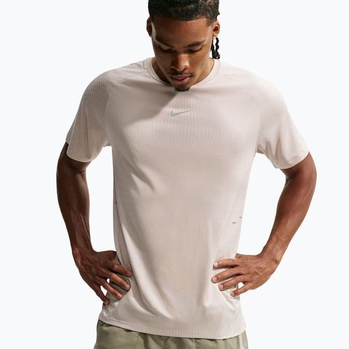 Tricou de alergare pentru bărbați Nike Stride cream Ii/sail