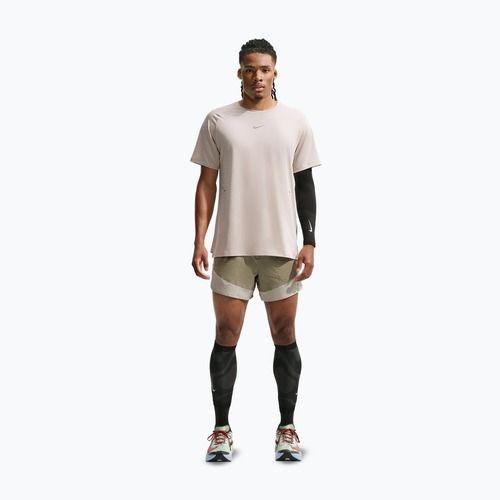 Tricou de alergare pentru bărbați Nike Stride cream Ii/sail