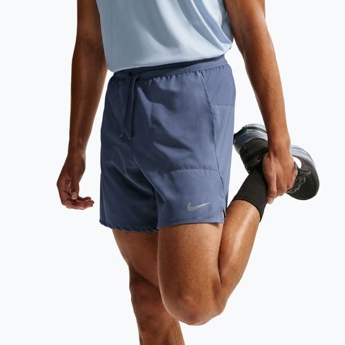 Pantaloni scurți de alergare pentru bărbați Nike Stride Dri-Fit 2in1 7" diffused blue