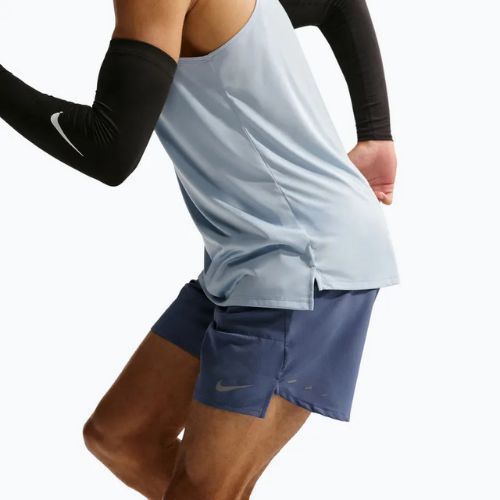 Pantaloni scurți de alergare pentru bărbați Nike Stride Dri-Fit 2in1 7" diffused blue