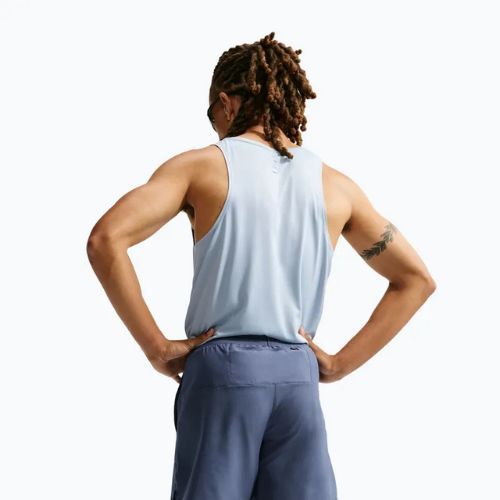 Pantaloni scurți de alergare pentru bărbați Nike Stride Dri-Fit 2in1 7" diffused blue