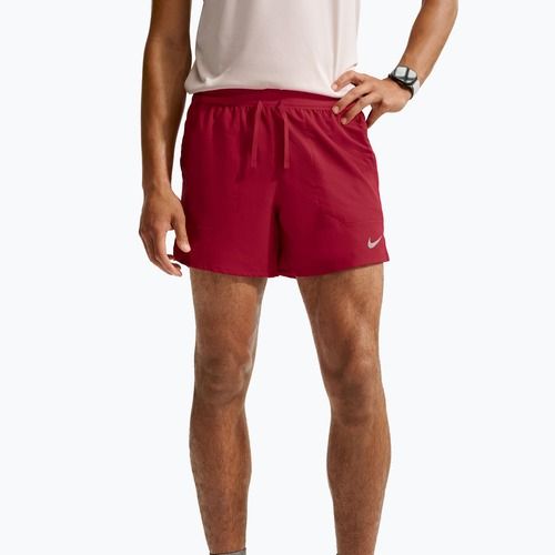 Pantaloni scurți pentru bărbați Nike Stride Dri-Fit Brief-Lined 5" tough red