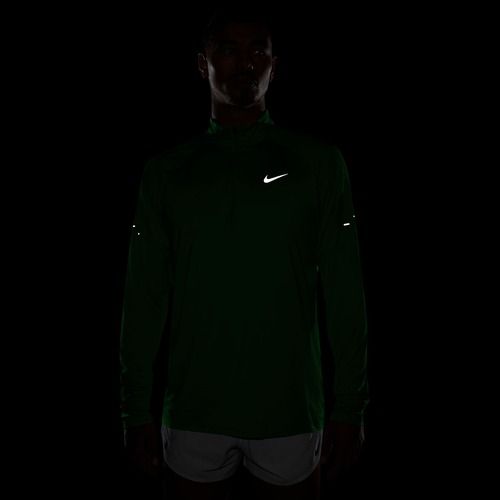 Bluză de alergare pentru bărbați Nike Stride 1/4 Zip Dri-Fit green spark