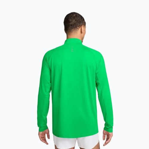Bluză de alergare pentru bărbați Nike Stride 1/4 Zip Dri-Fit green spark