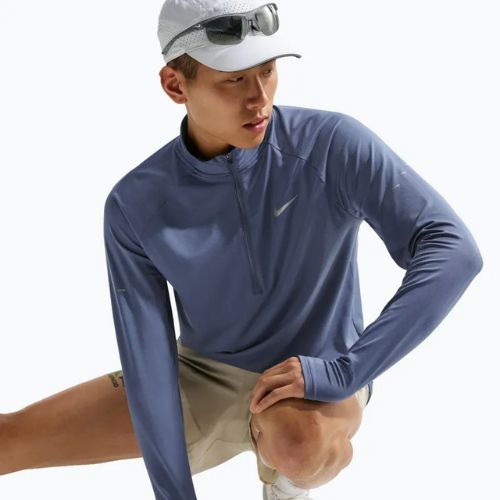 Bluză de alergare pentru bărbați Nike Stride 1/4 Zip Dri-Fit diffused blue