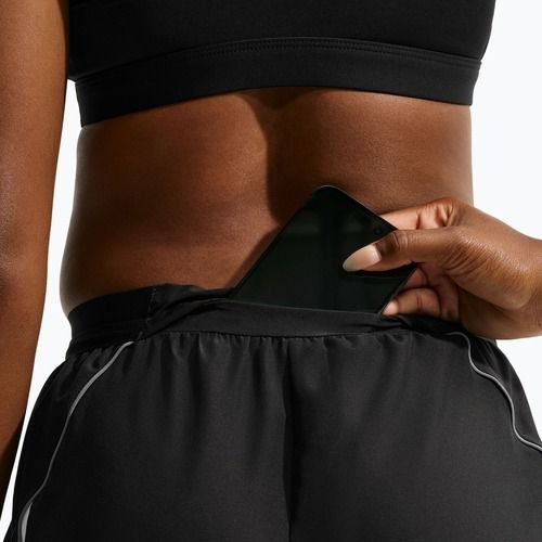 Pantaloni scurți de alergare pentru femei Nike Tempo Dri-Fit Unlined black/white/cool grey