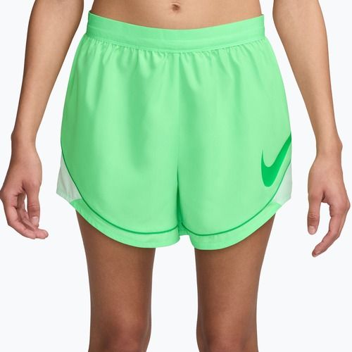 Pantaloni scurți de alergare pentru femei Nike Tempo Dri-Fit Unlined illusion green/barely green/green spark