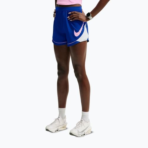 Pantaloni scurți de alergare pentru femei Nike Tempo Dri-Fit Unlined old royal/football grey/pink rise