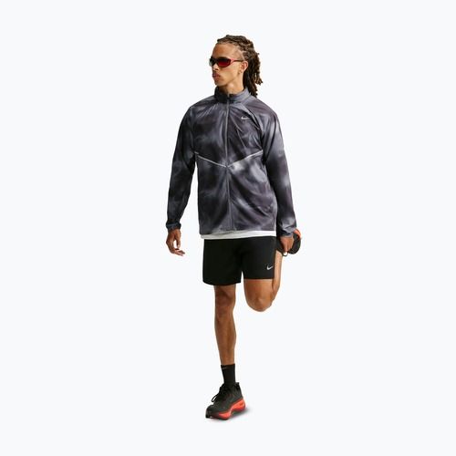 Geacă de alergare pentru bărbați Nike Miler black/smoke grey
