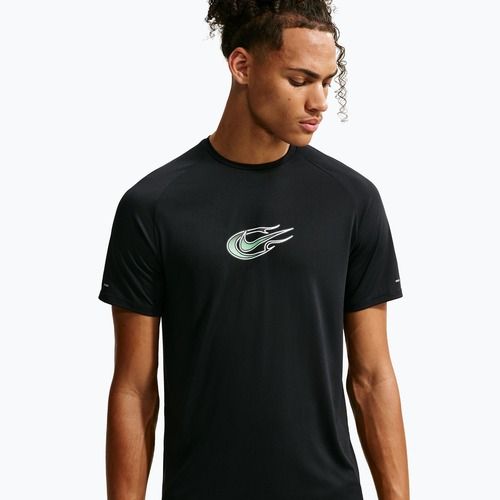 Tricou de alergare pentru bărbați Nike Stride black