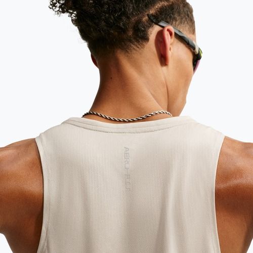 Tricou de alergare pentru bărbați Nike Stride cream Ii/sail