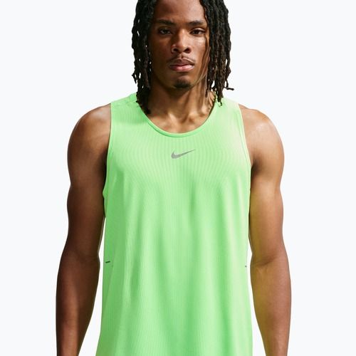 Tricou de alergare pentru bărbați Nike Stride volt/light silver