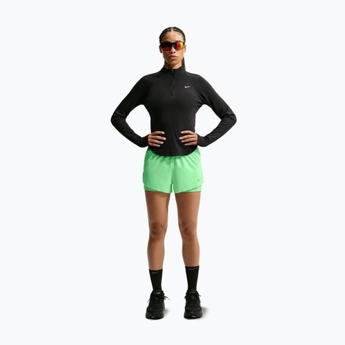 Pantaloni scurți de alergare pentru femei Nike Swift Mid-Rise 2in1 illusion green