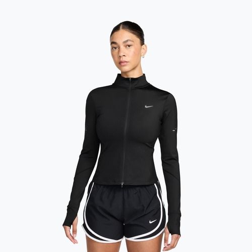 Bluză pentru femei de alergare Nike Swift Dri-Fit Full Zip black