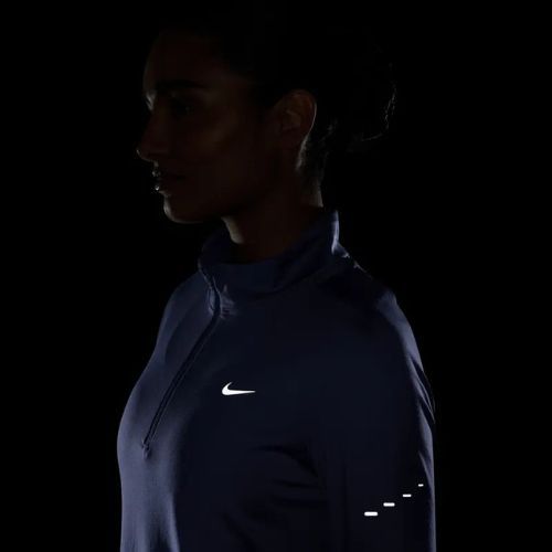 Bluză pentru femei de alergare Nike Swift Dri-FIT UV 1/4-Zip aluminum
