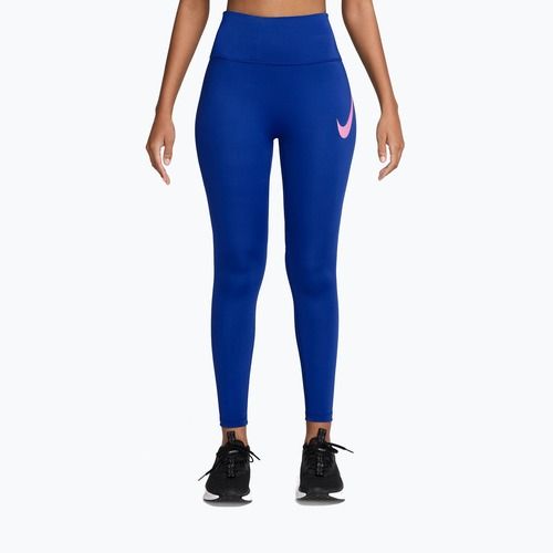 Colanți pentru femei Nike Tempo Swoosh Run old royal/pink rise
