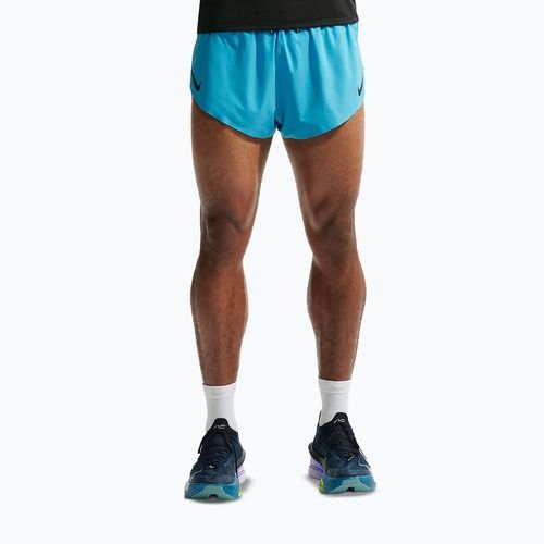 Pantaloni scurți de alergare pentru bărbați Nike AeroSwift light current blue/black