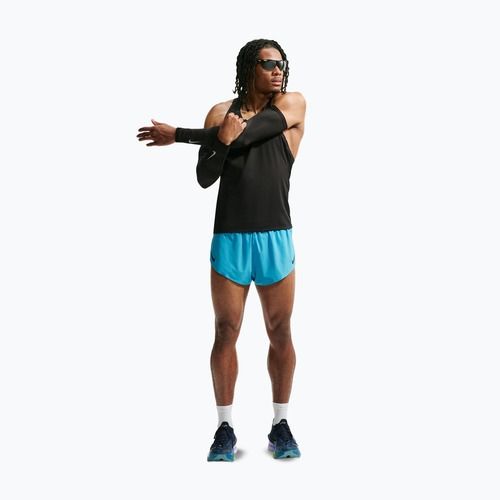 Pantaloni scurți de alergare pentru bărbați Nike AeroSwift light current blue/black