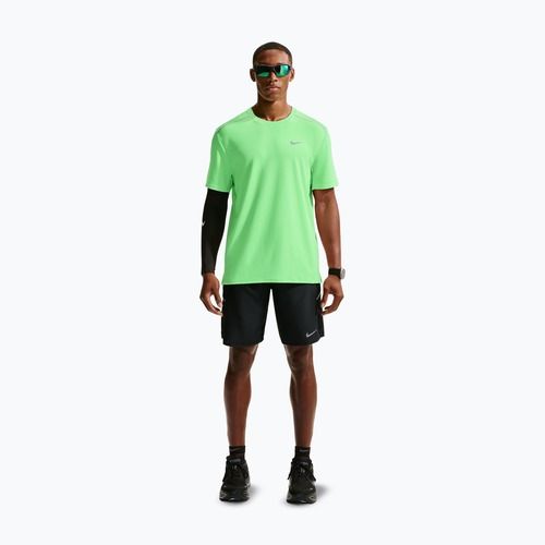 Tricou de alergare pentru bărbați Nike Miler Dri-Fit UV illusion green