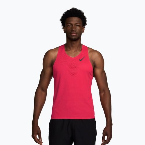 Tricou de alergare pentru bărbați Nike AeroSwift fusion red/black