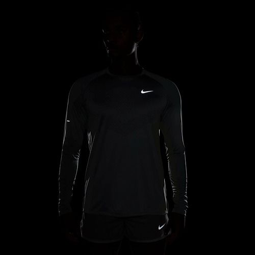 Longsleeve de alergare pentru bărbați Nike Stride Dri-Fit ADV Smoke Grey