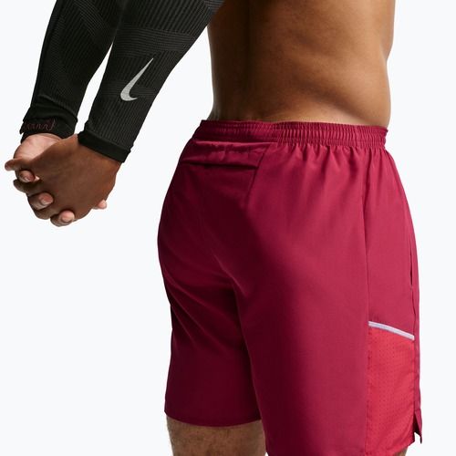 Pantaloni scurți de alergare pentru bărbați Nike Miler tough red/sport red