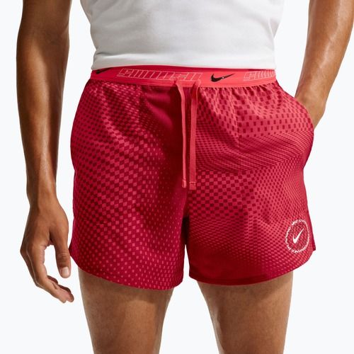 Pantaloni scurți de alergare pentru bărbați Nike Stride fusion red