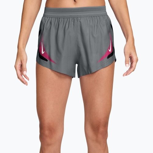 Pantaloni scurți de alergare pentru femei Nike AeroSwift iron grey/white